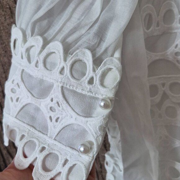 New Collection Lace Frill Mini Dress - Picture 7 of 9